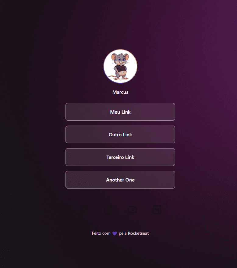 Study Dev Links - Link in Bio com Next.js e Prismic